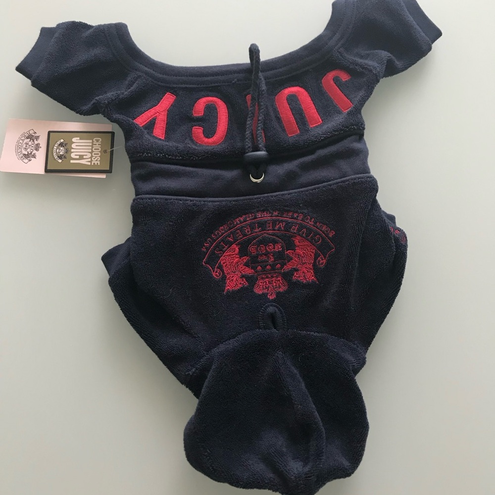 NEW Juicy Couture Blue Dog Hoodie, 100% authentic!